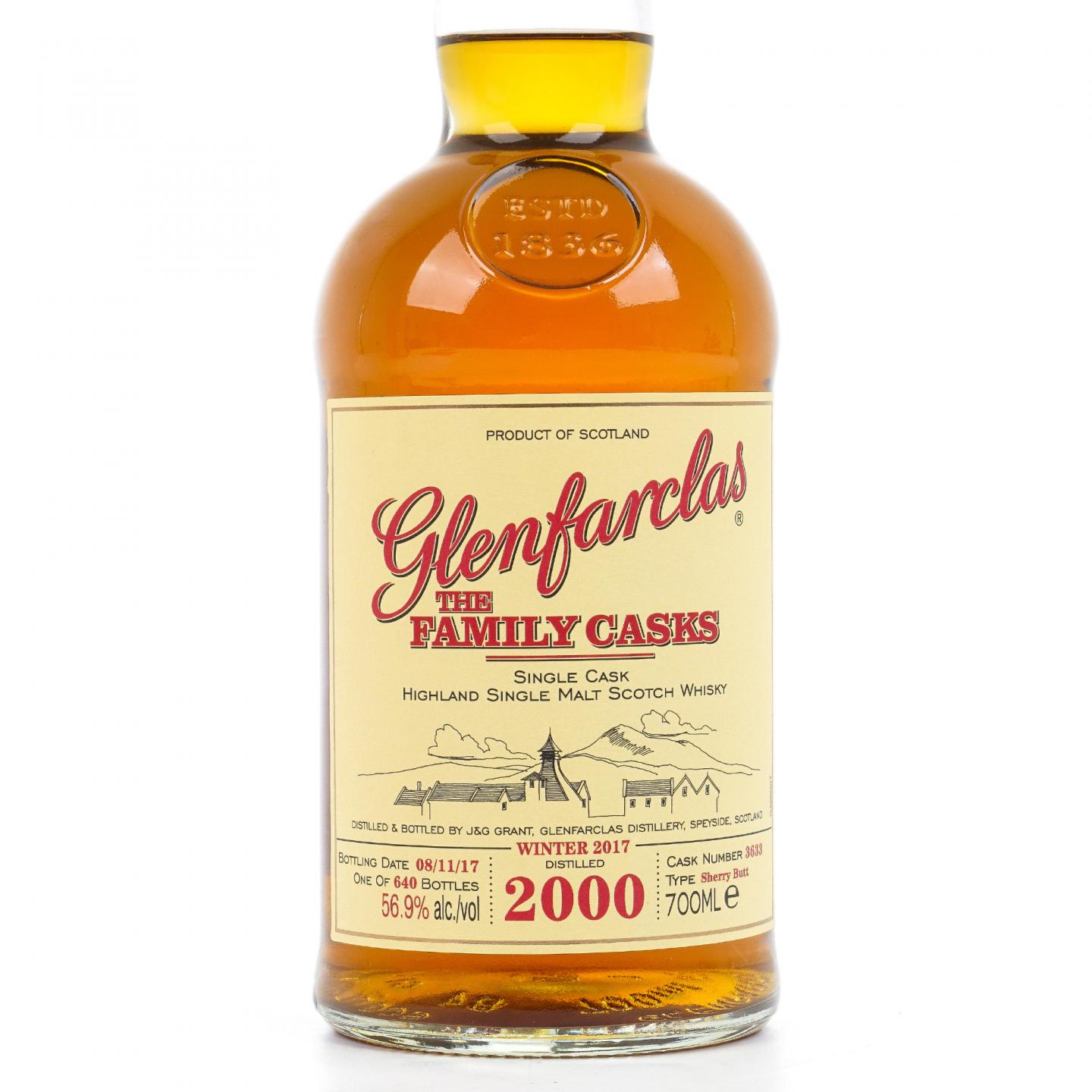 Glenfarclas 格兰花格 2000-2017 家族桶#3633