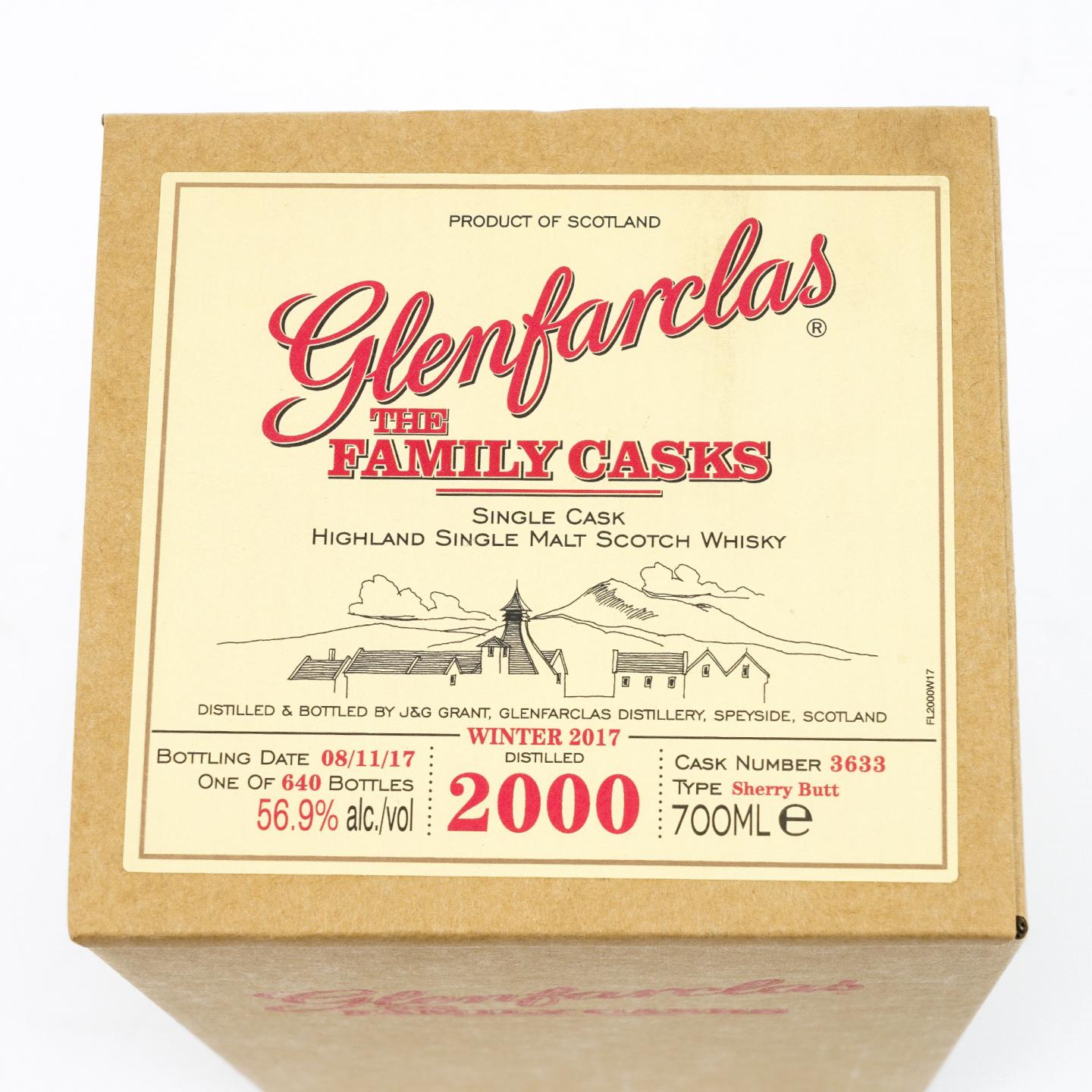 Glenfarclas 格兰花格 2000-2017 家族桶#3633