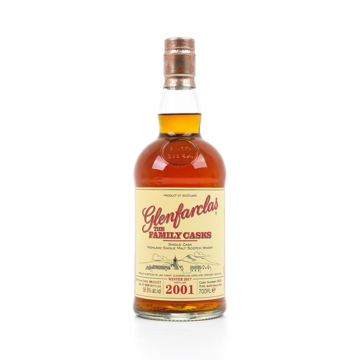 Glenfarclas 格兰花格 2001-2017 家族桶#3352