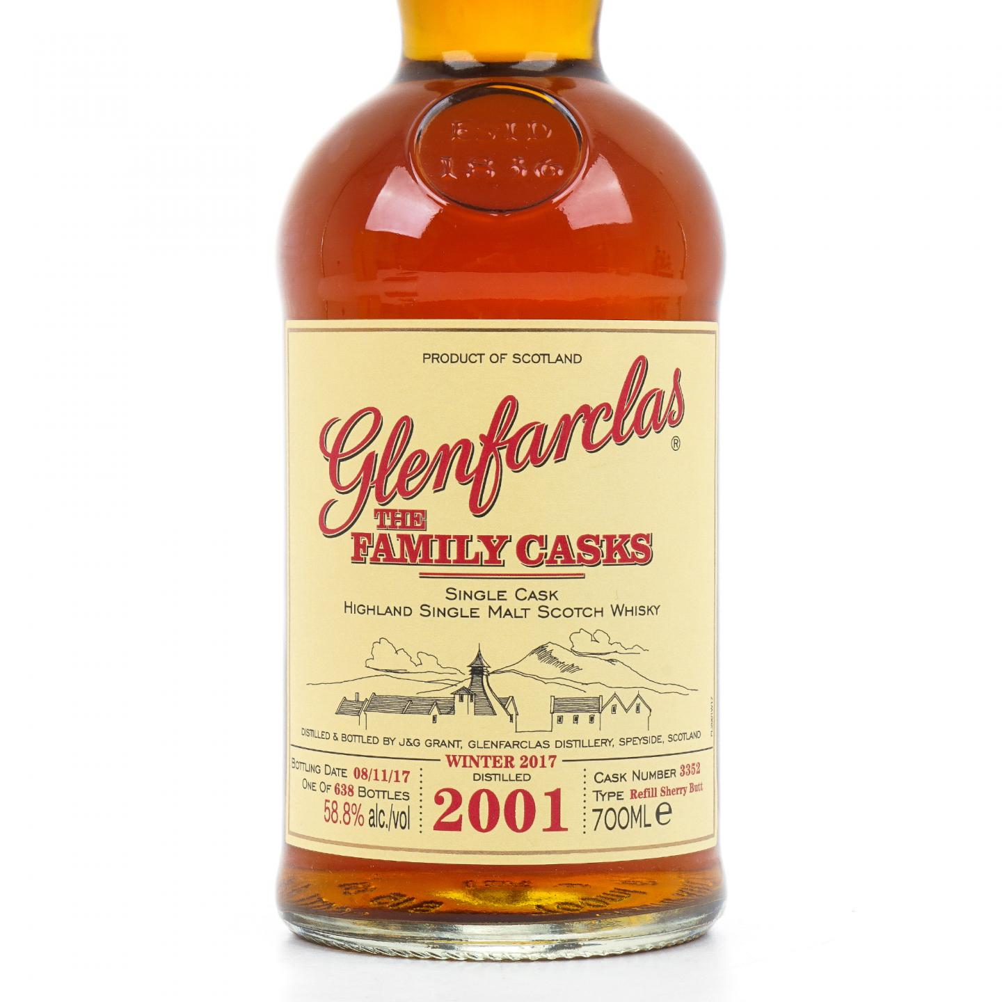 Glenfarclas 格兰花格 2001-2017 家族桶#3352