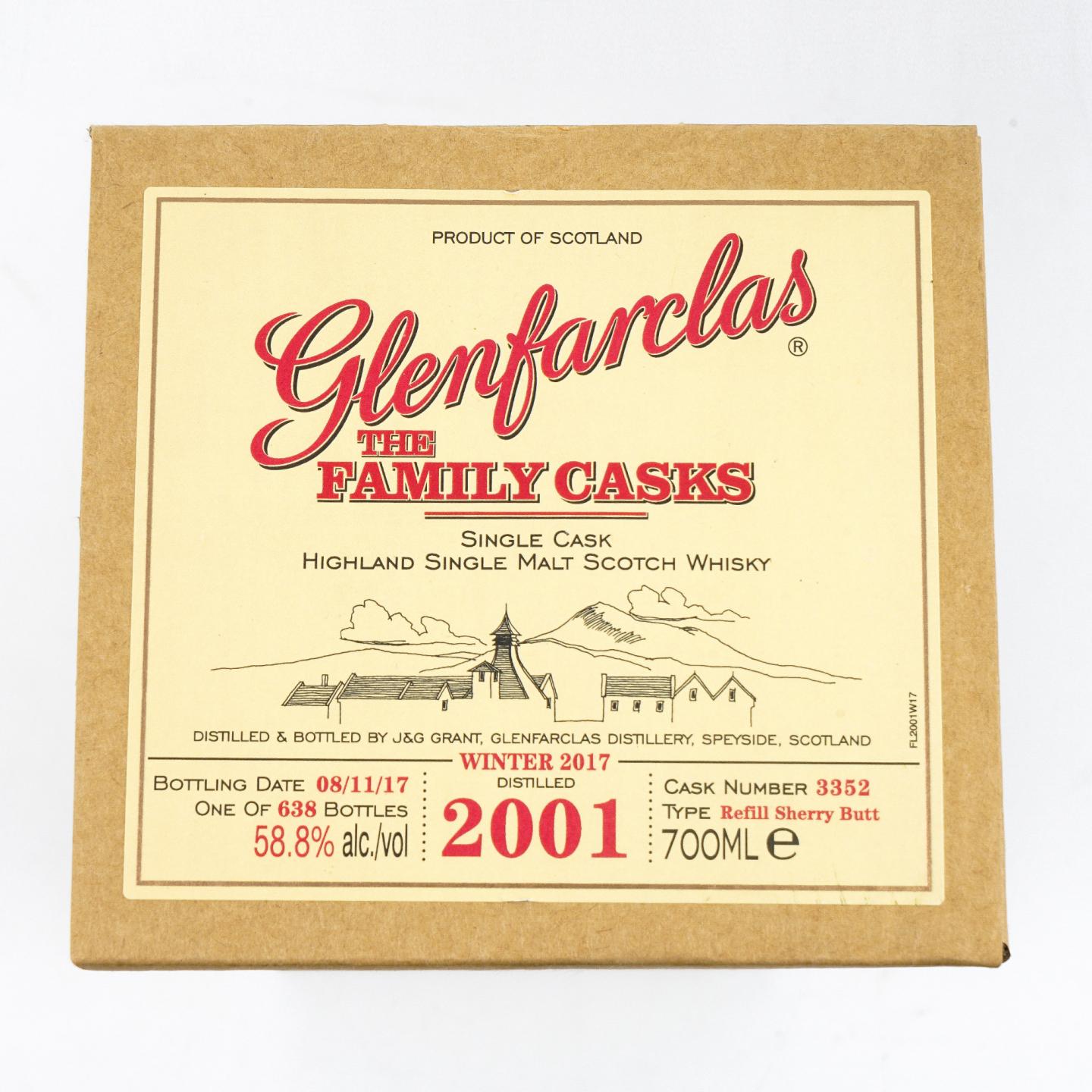 Glenfarclas 格兰花格 2001-2017 家族桶#3352