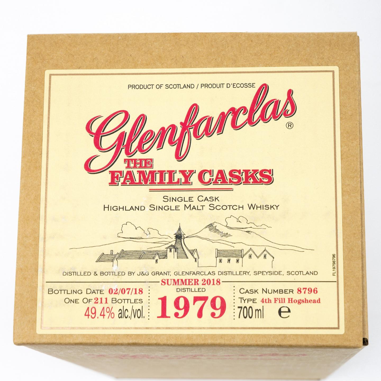 Glenfarclas 格兰花格 1979-2018 家族桶 单桶#8796
