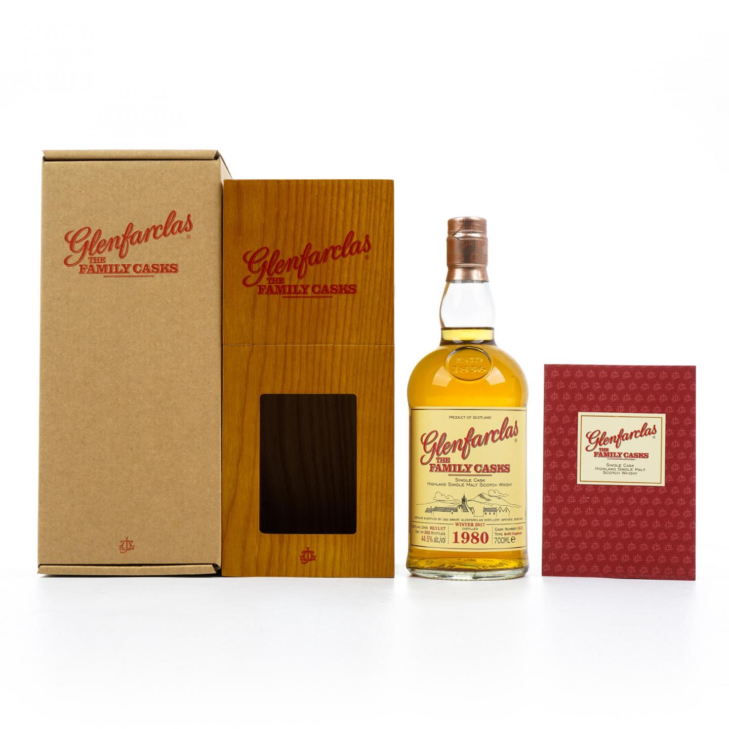 Glenfarclas 格兰花格 1980-2017 家族桶 单桶#1414