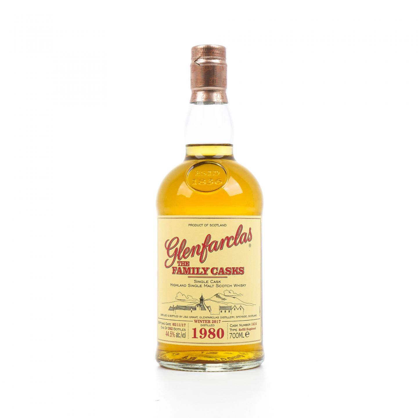 Glenfarclas 格兰花格 1980-2017 家族桶 单桶#1414