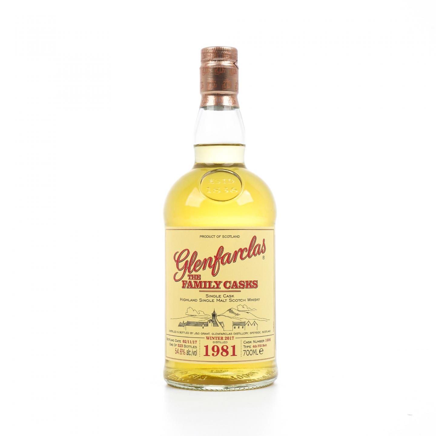 Glenfarclas 格兰花格 1981-2017 家族桶 单桶#1606