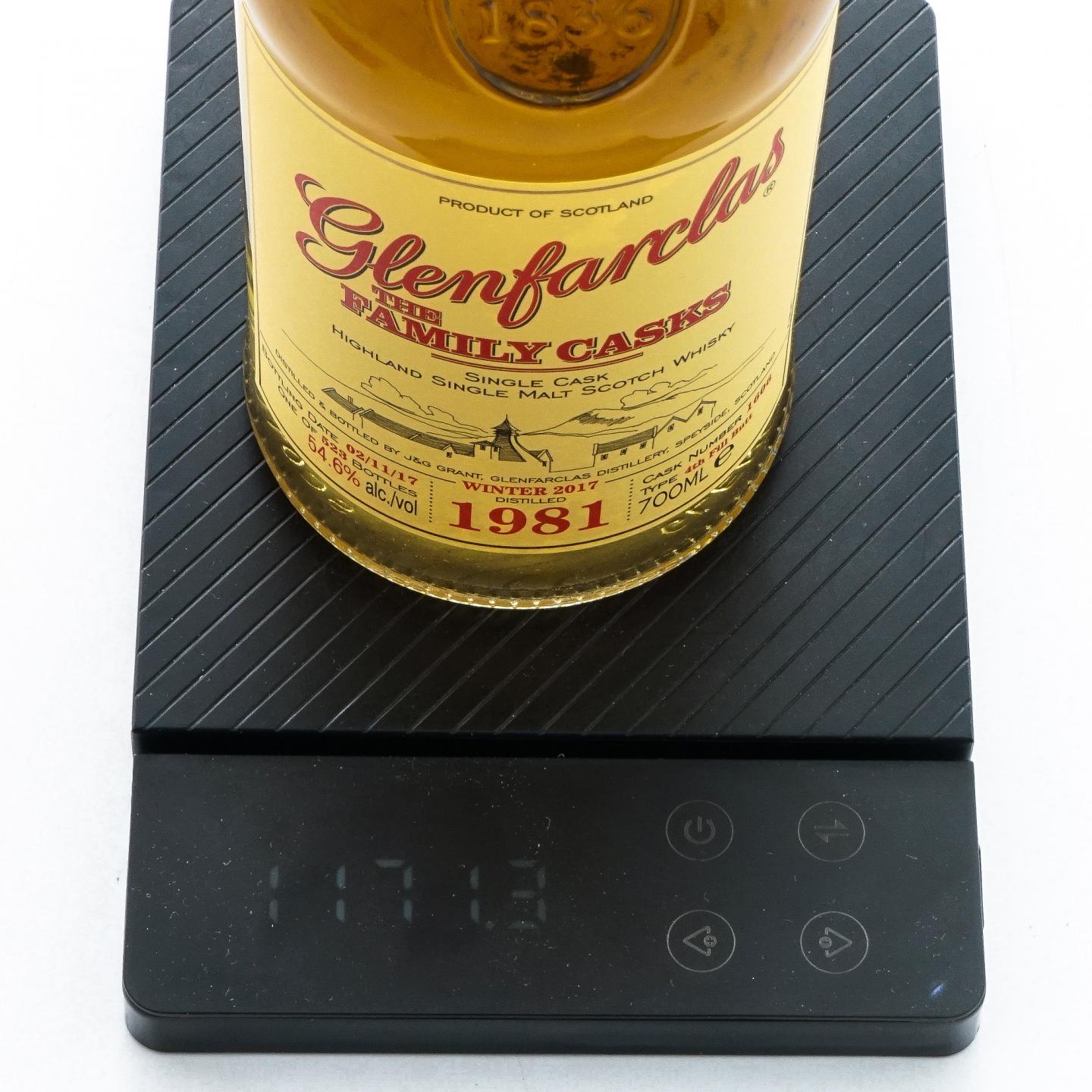 Glenfarclas 格兰花格 1981-2017 家族桶 单桶#1606