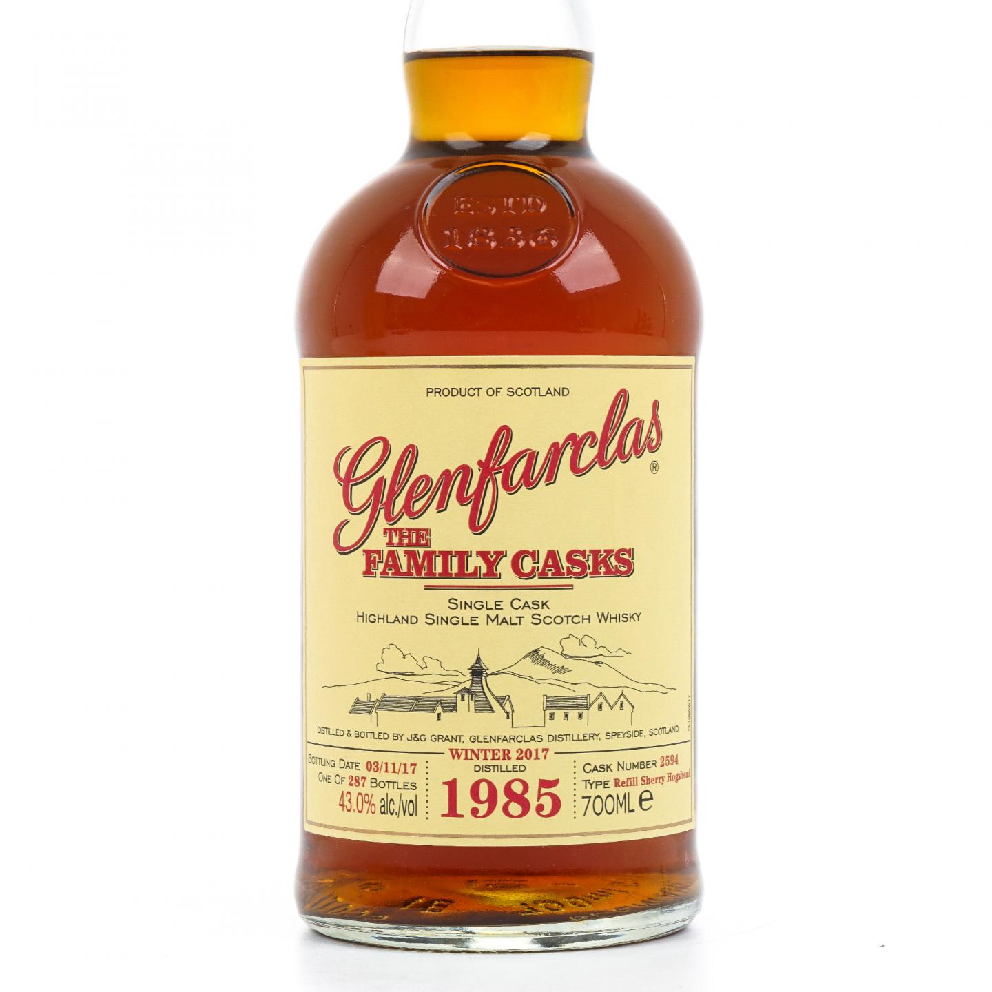 Glenfarclas 格兰花格 1985-2017 家族桶 雪莉单桶#2594