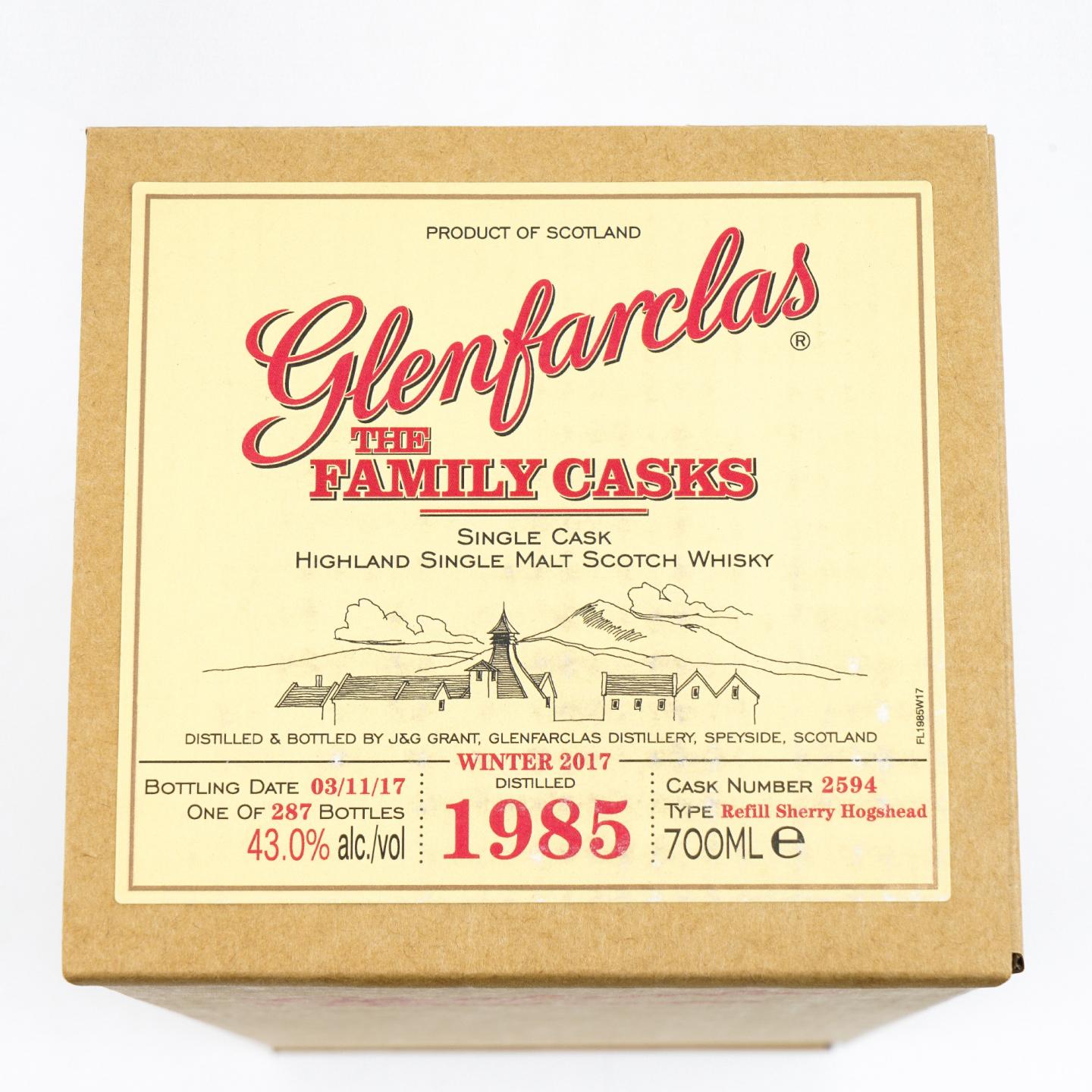Glenfarclas 格兰花格 1985-2017 家族桶 雪莉单桶#2594