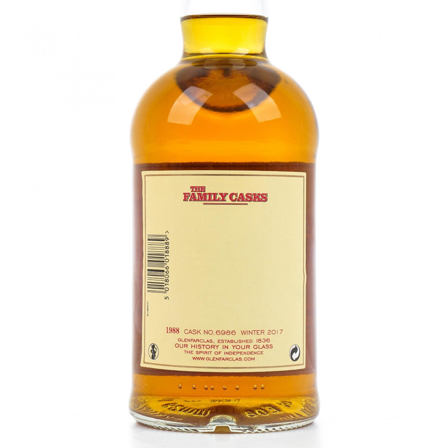 Glenfarclas 格兰花格 1988-2017 家族桶 雪莉单桶#6986