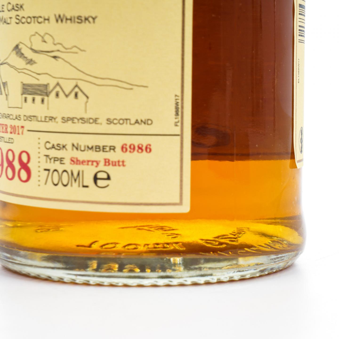 Glenfarclas 格兰花格 1988-2017 家族桶 雪莉单桶#6986