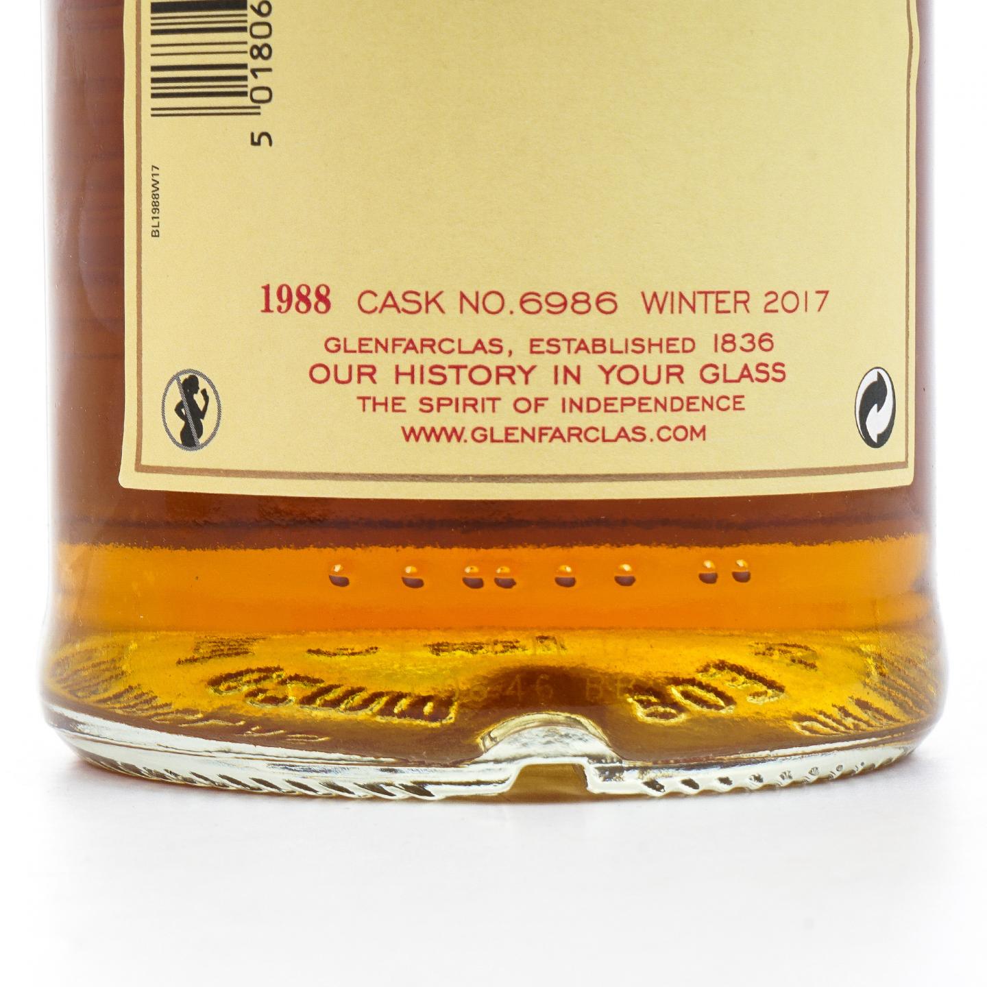Glenfarclas 格兰花格 1988-2017 家族桶 雪莉单桶#6986
