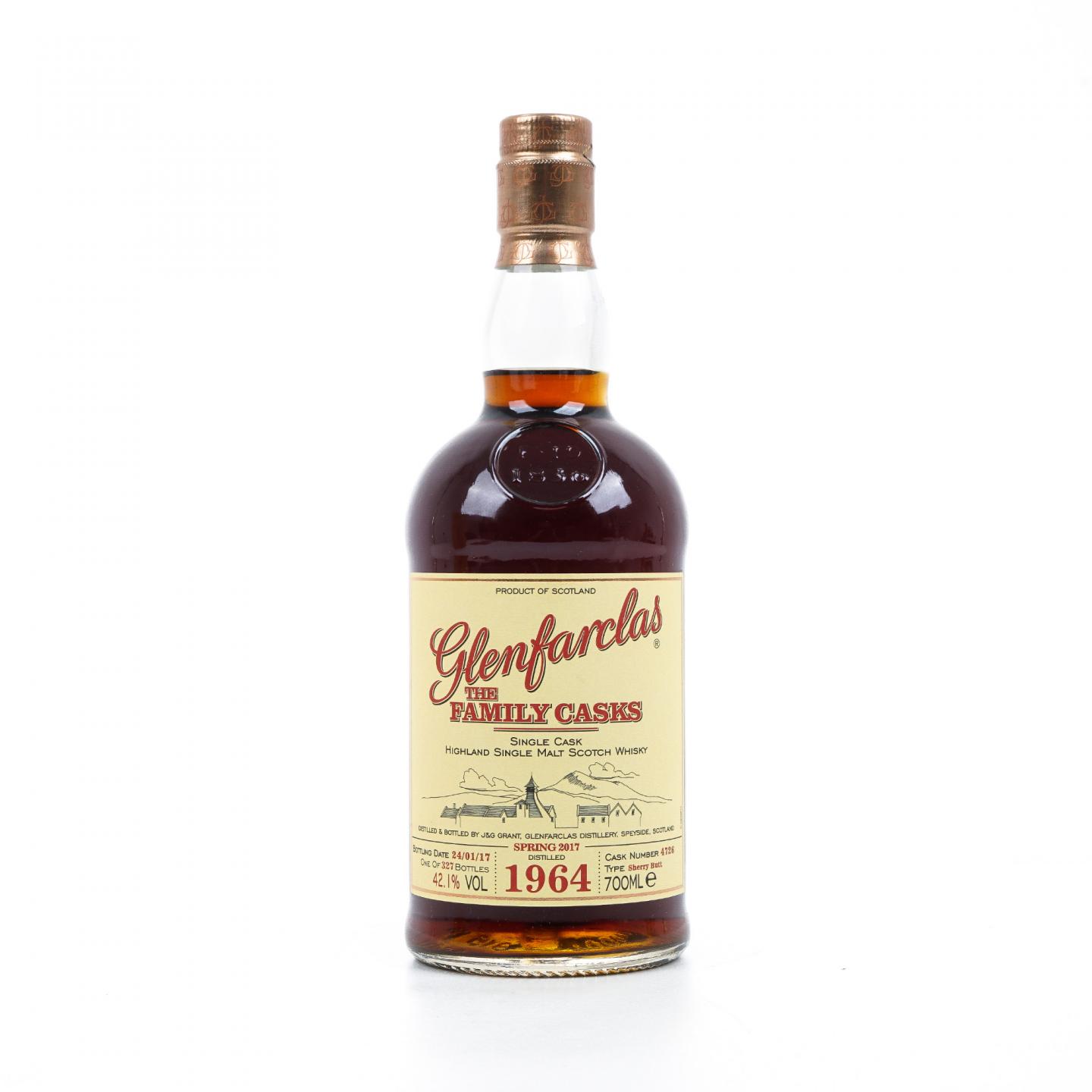 Glenfarclas 格兰花格 1964-2017 家族桶 雪莉单桶#4726
