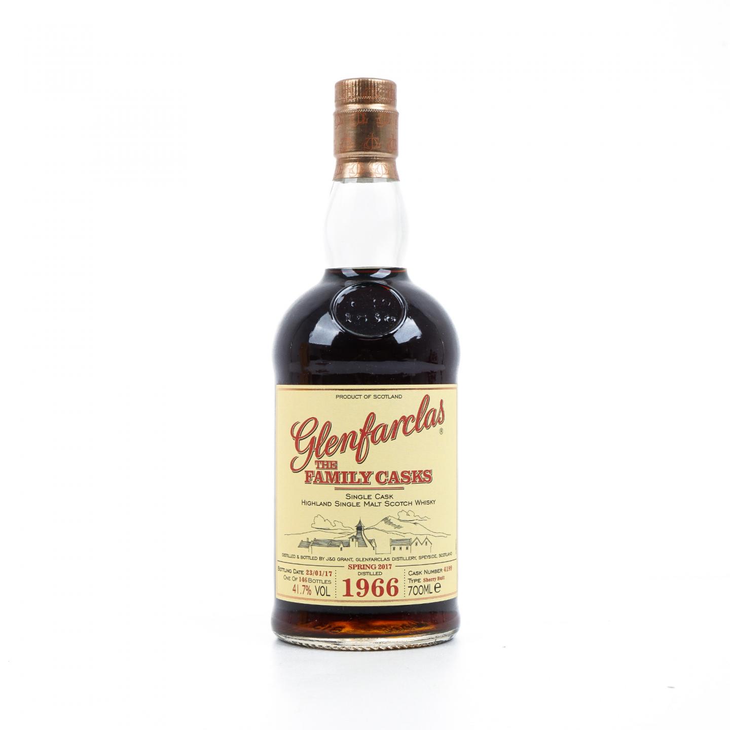 Glenfarclas 格兰花格 1966-2017 家族桶 雪莉单桶#4199