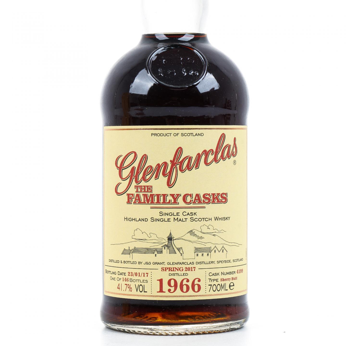 Glenfarclas 格兰花格 1966-2017 家族桶 雪莉单桶#4199