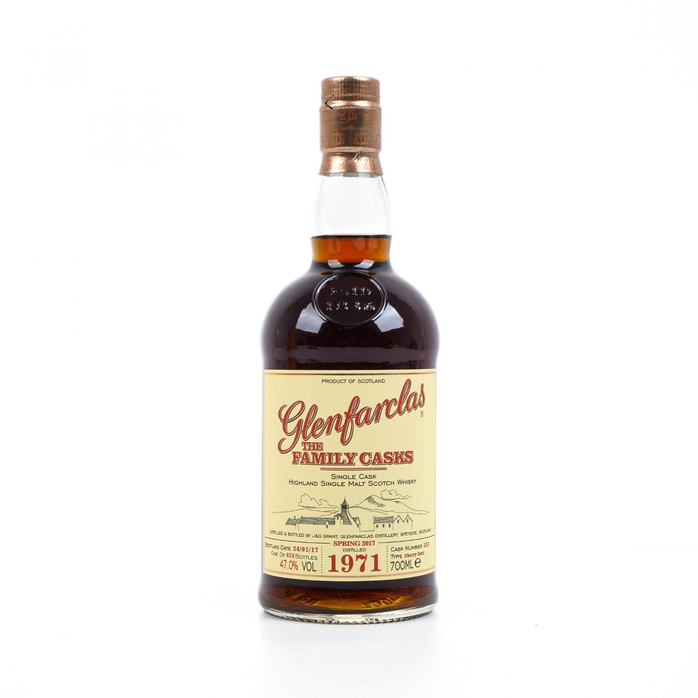 Glenfarclas 格兰花格 1971-2017 家族桶 雪莉单桶#151