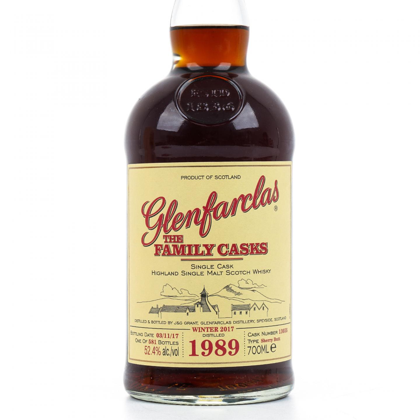 Glenfarclas 格兰花格 1989-2017 家族桶 雪莉单桶#13055