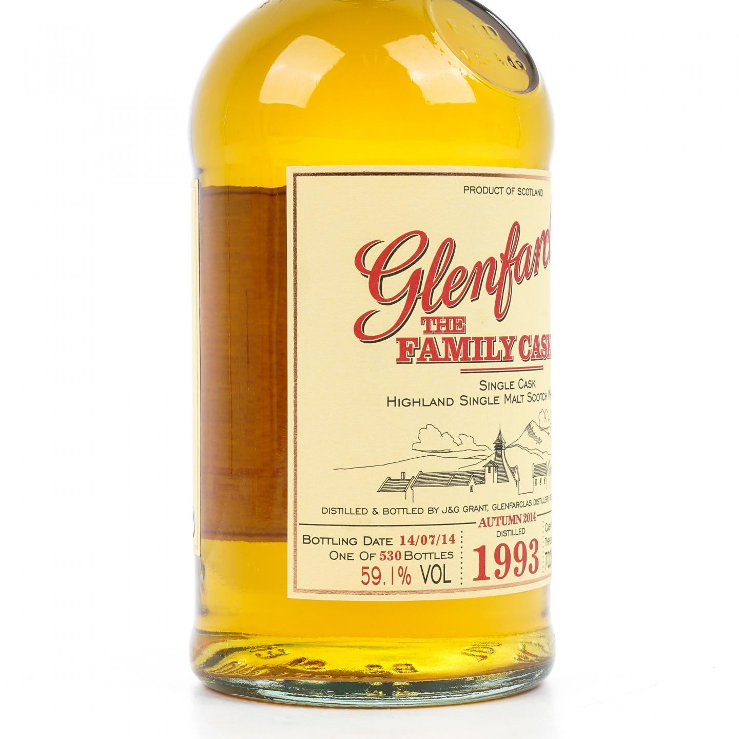 Glenfarclas 格兰花格 1993-2014 家族桶 雪莉单桶#1614