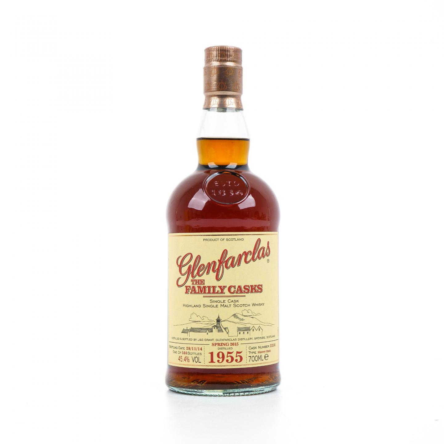 Glenfarclas 格兰花格 1955-2014 家族桶 雪莉单桶#2216