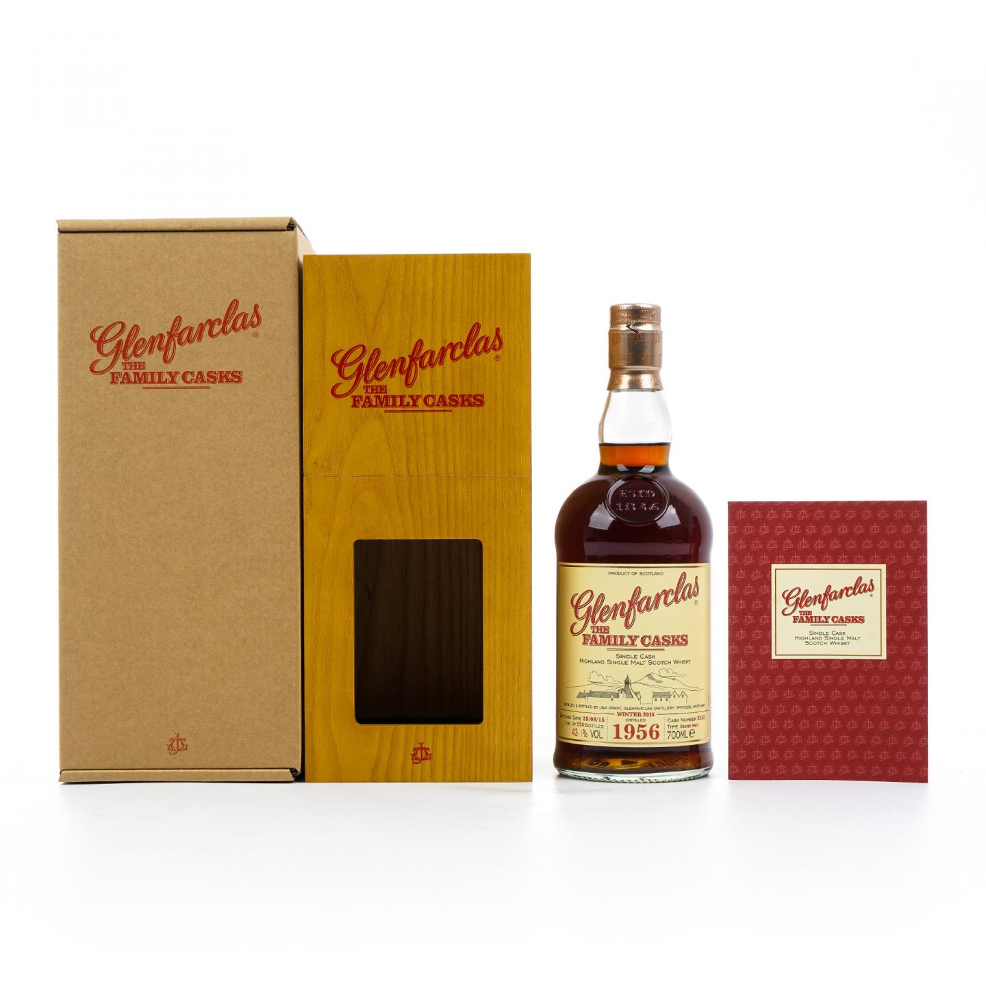 Glenfarclas 格兰花格 1956-2015 家族桶 雪莉单桶#2355