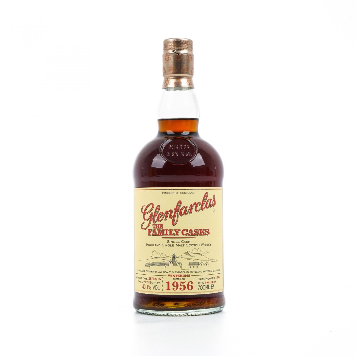 Glenfarclas 格兰花格 1956-2015 家族桶 雪莉单桶#2355
