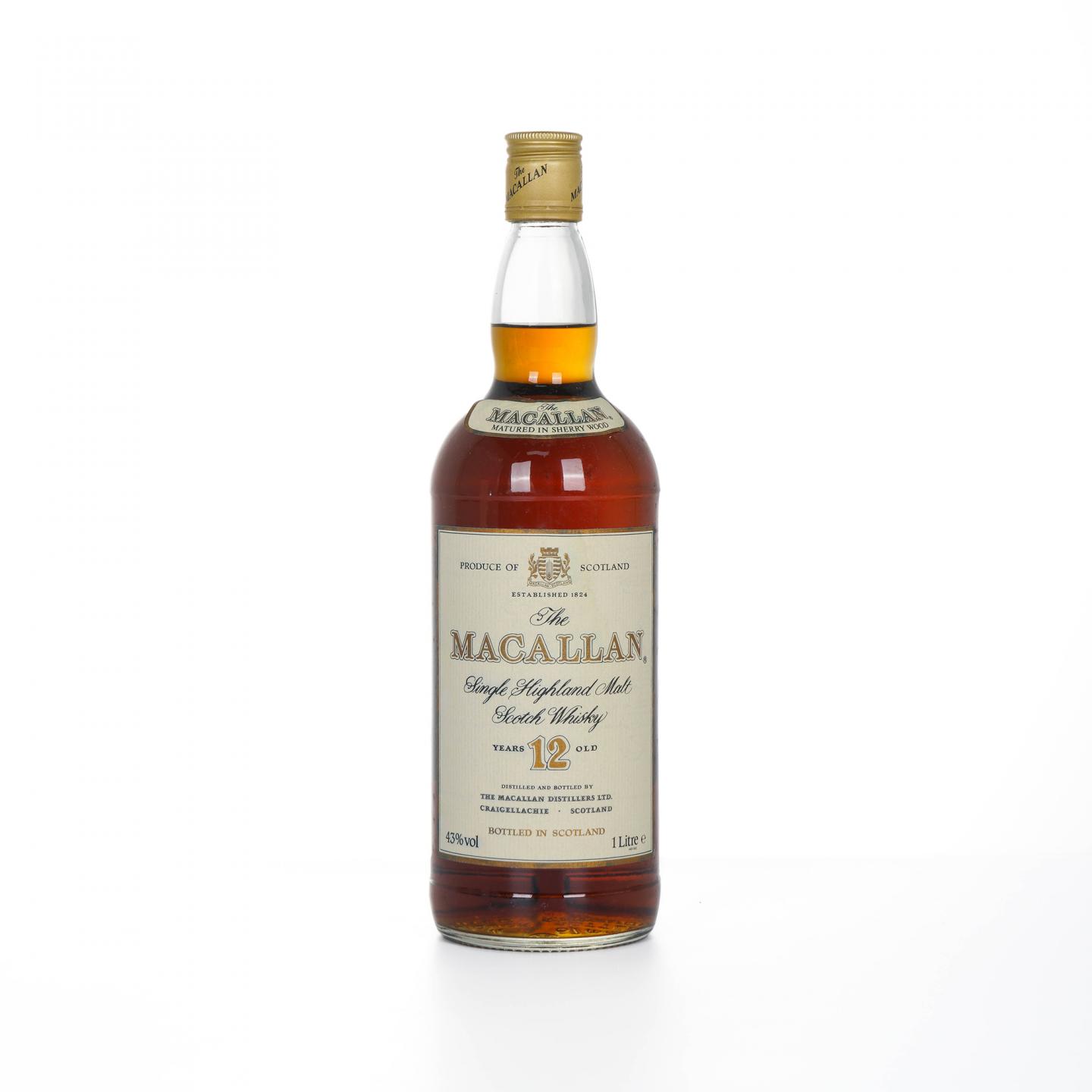 Macallan 麦卡伦 12年 雪莉桶 1L