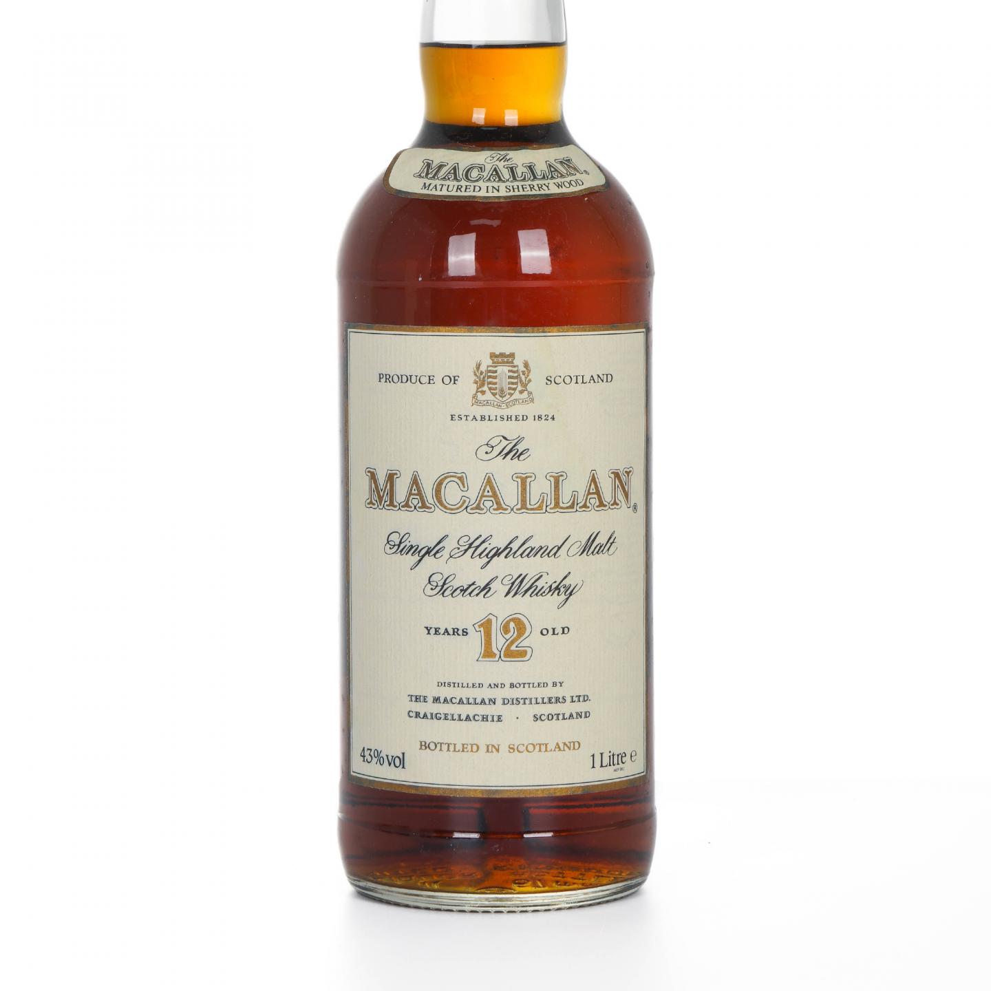 Macallan 麦卡伦 12年 雪莉桶 1L