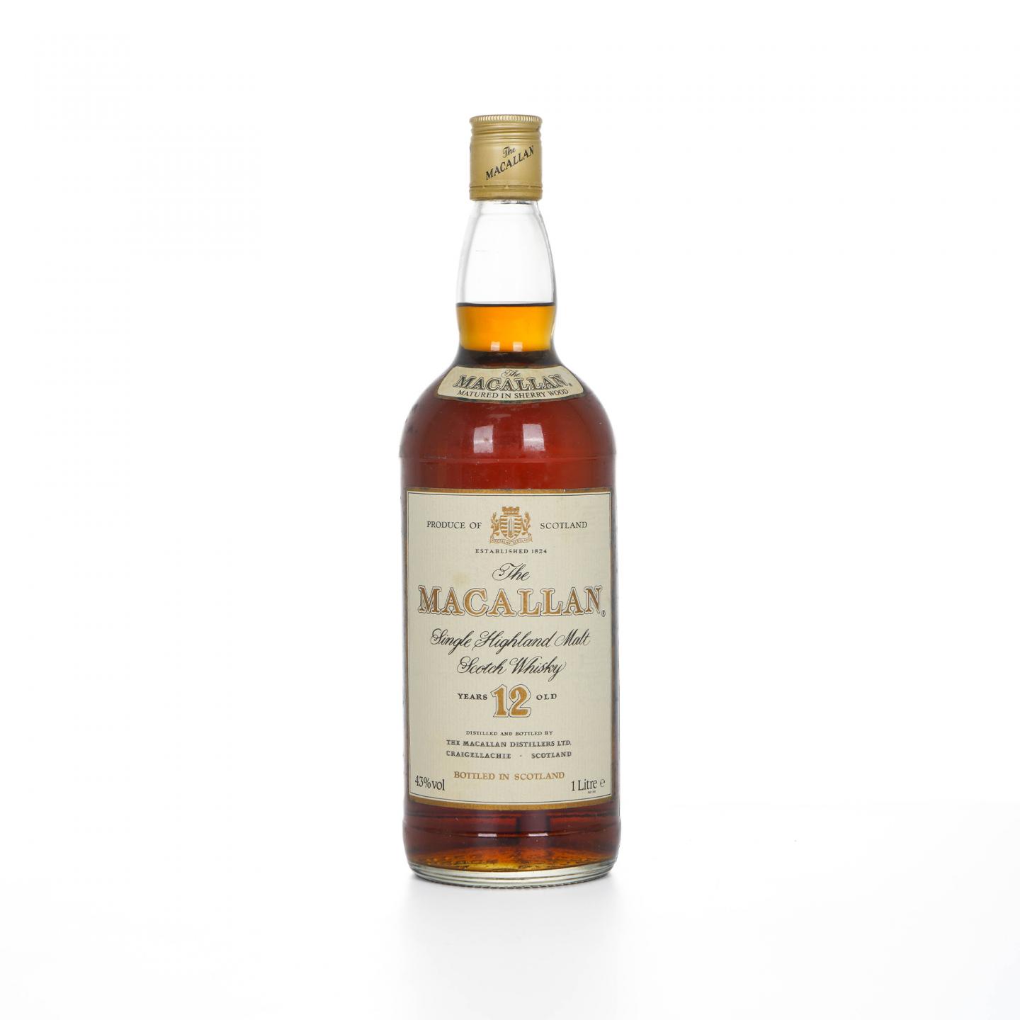 Macallan 麦卡伦 12年 雪莉桶 1000ml