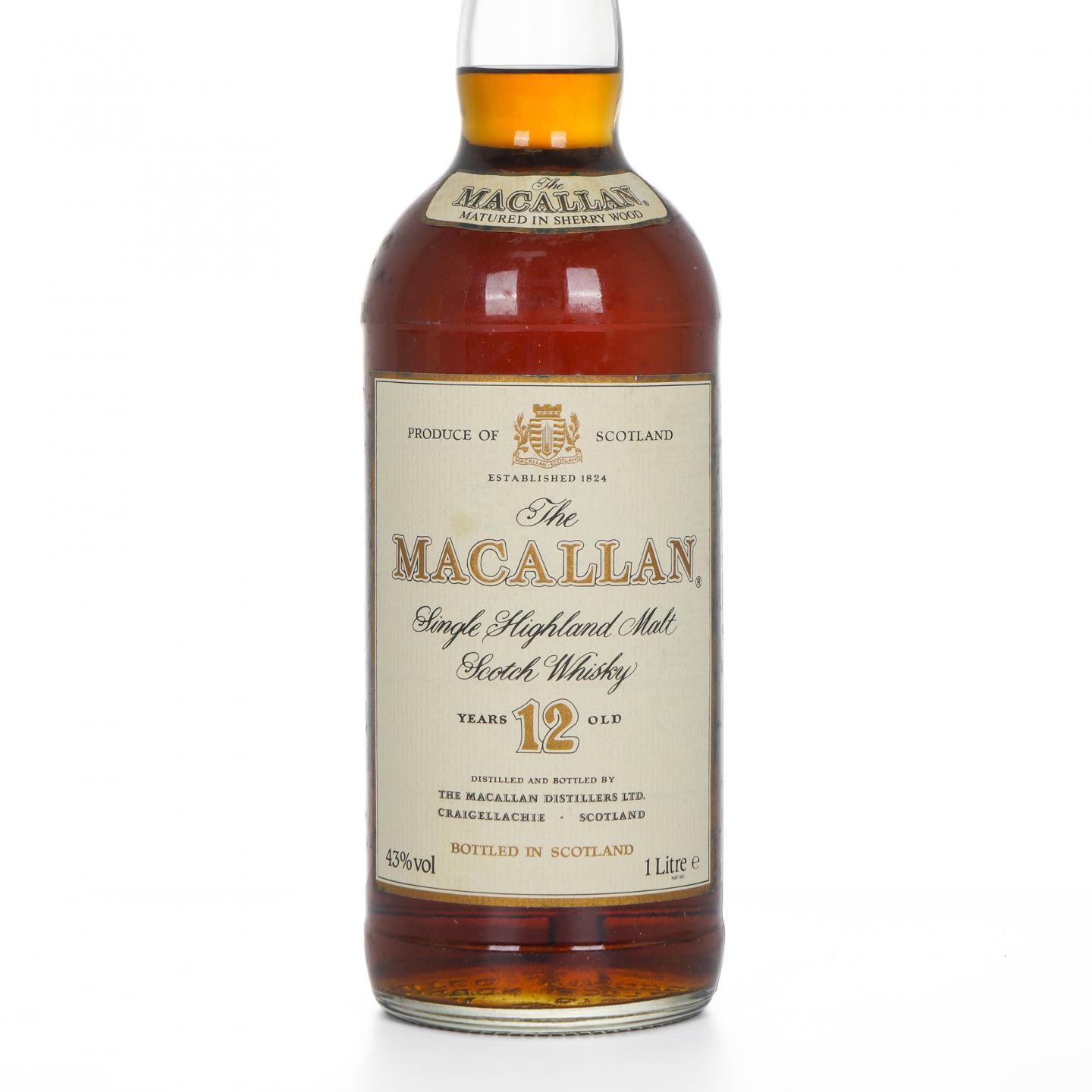Macallan 麦卡伦 12年 雪莉桶 1000ml