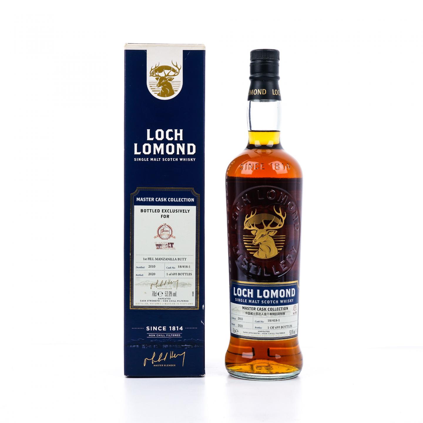 Loch Lomond 罗曼湖 2010-2020 中国威士忌达人会十年特别定制版