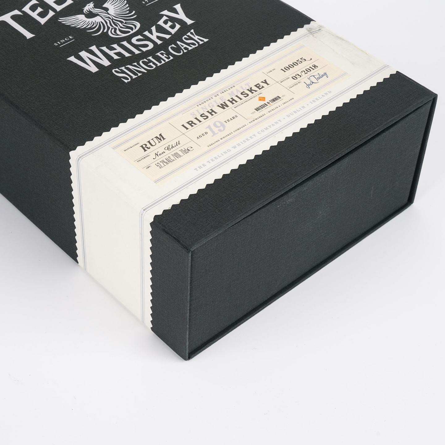 Teeling 帝霖 19年 2018 朗姆单桶#100055