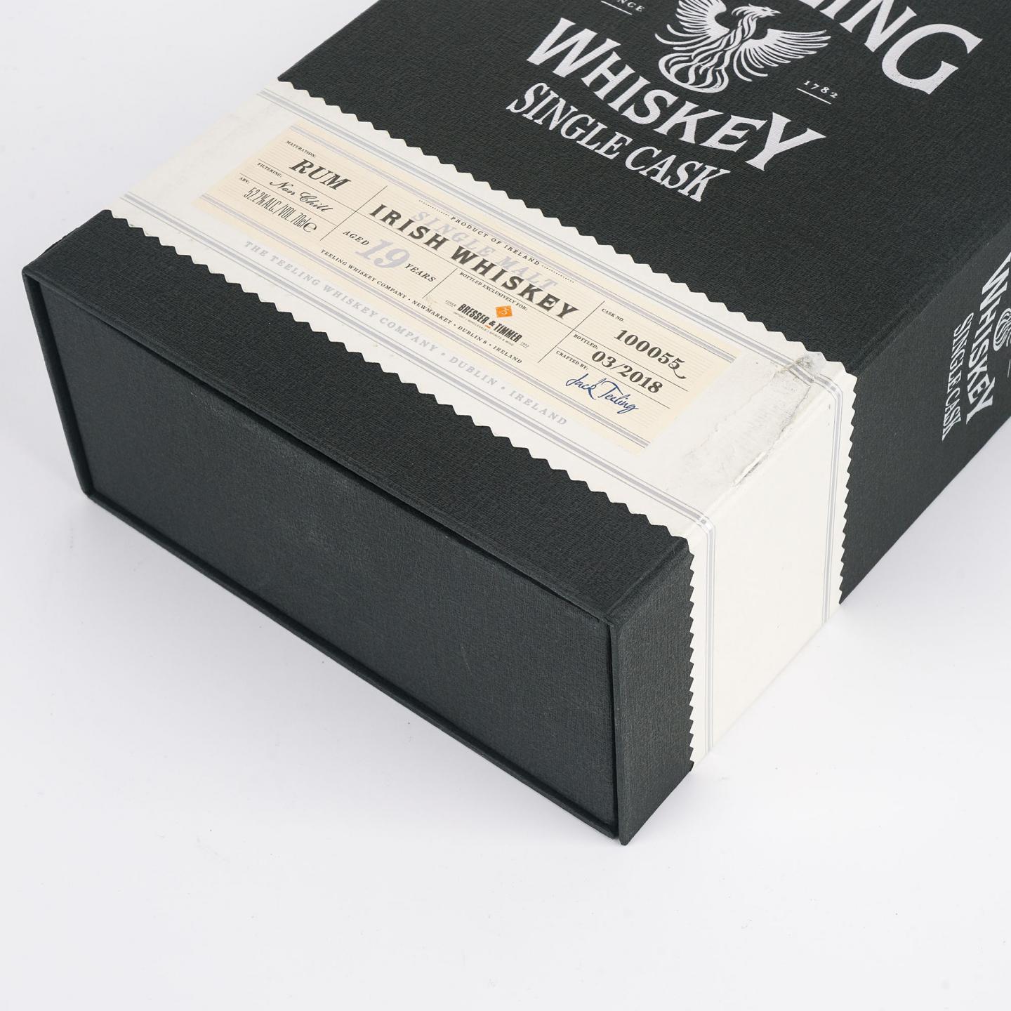 Teeling 帝霖 19年 2018 朗姆单桶#100055