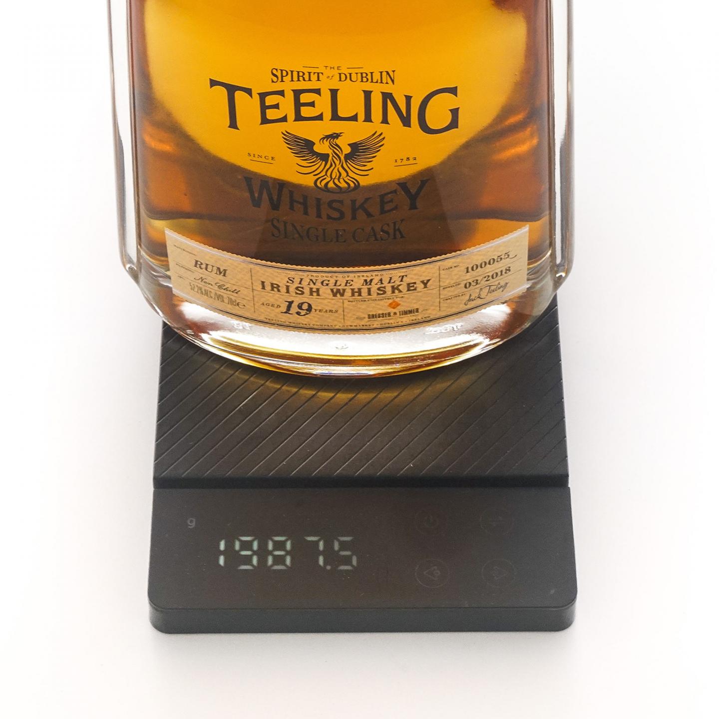 Teeling 帝霖 19年 2018 朗姆单桶#100055