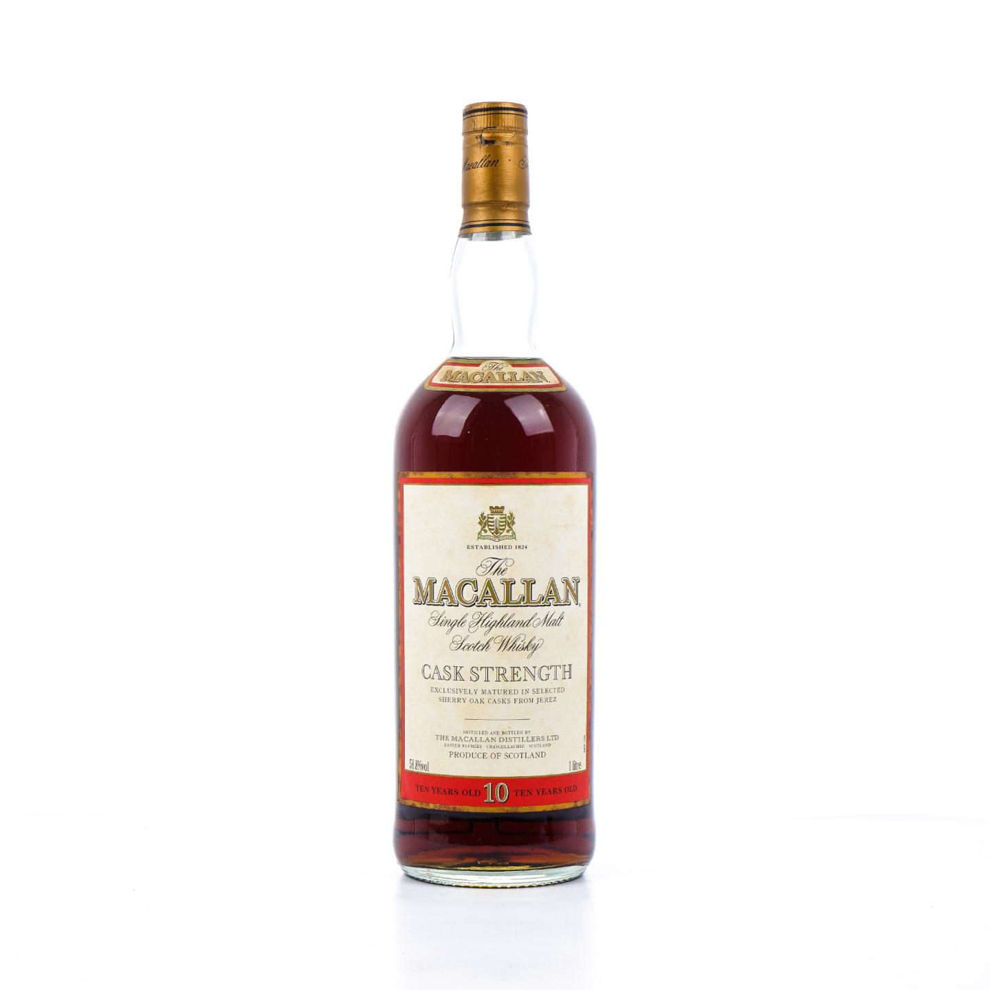 Macallan 麦卡伦 10年 桶强 1升 58.8%