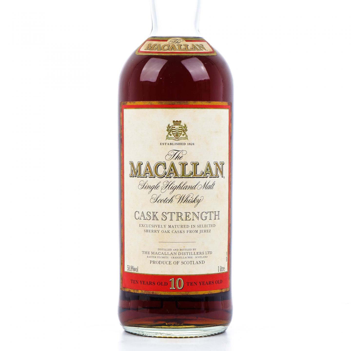 Macallan 麦卡伦 10年 桶强 1升 58.8%