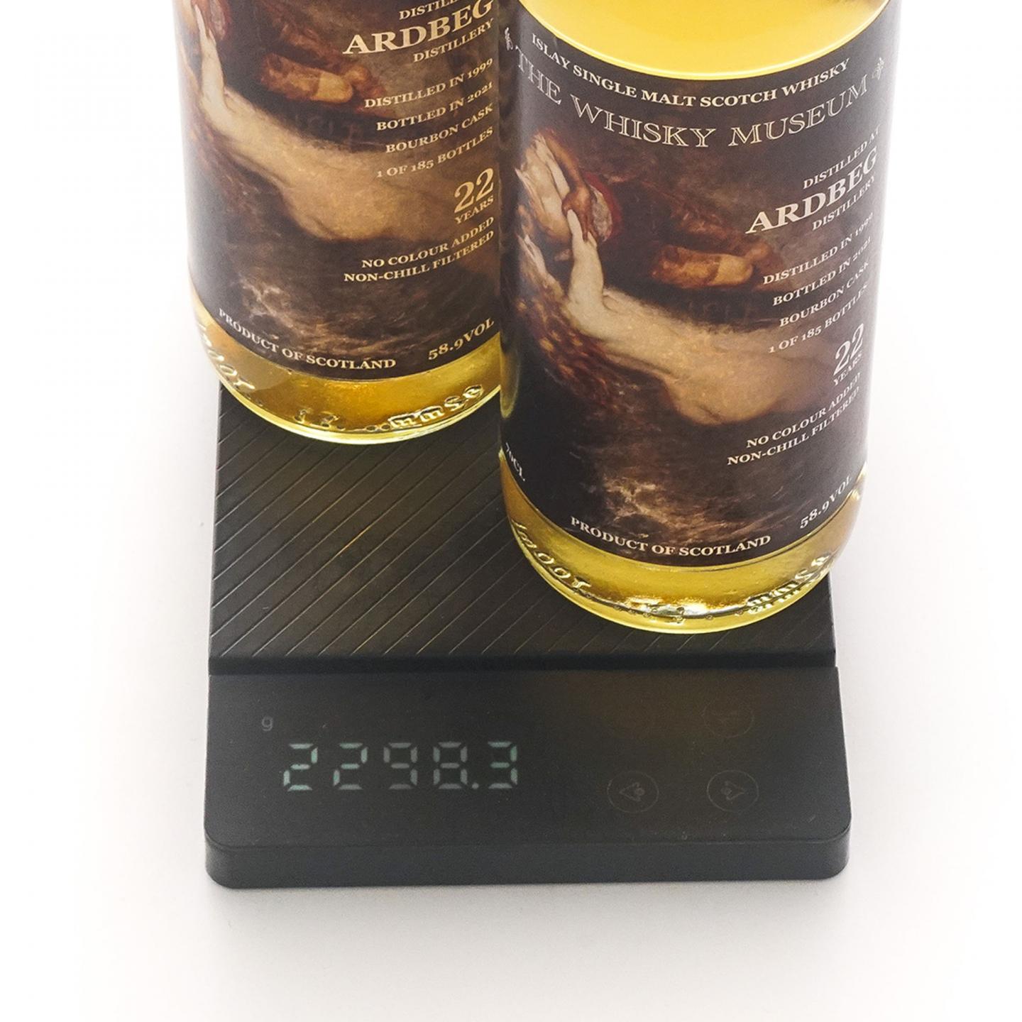 Ardbeg 阿贝 22年 1999-2021 波本桶 The Whisky Museum 2瓶组