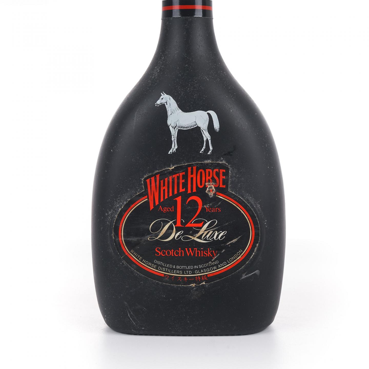 White Horse 白马 12年 1980s 黑瓷瓶 750ml