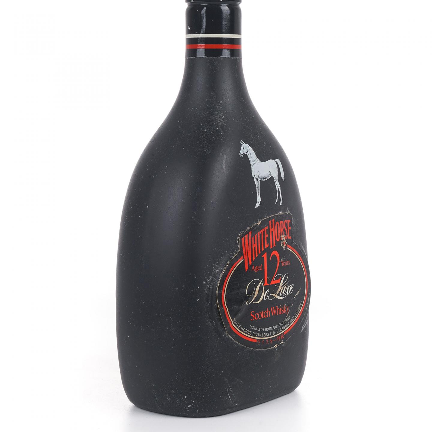 White Horse 白马 12年 1980s 黑瓷瓶 750ml