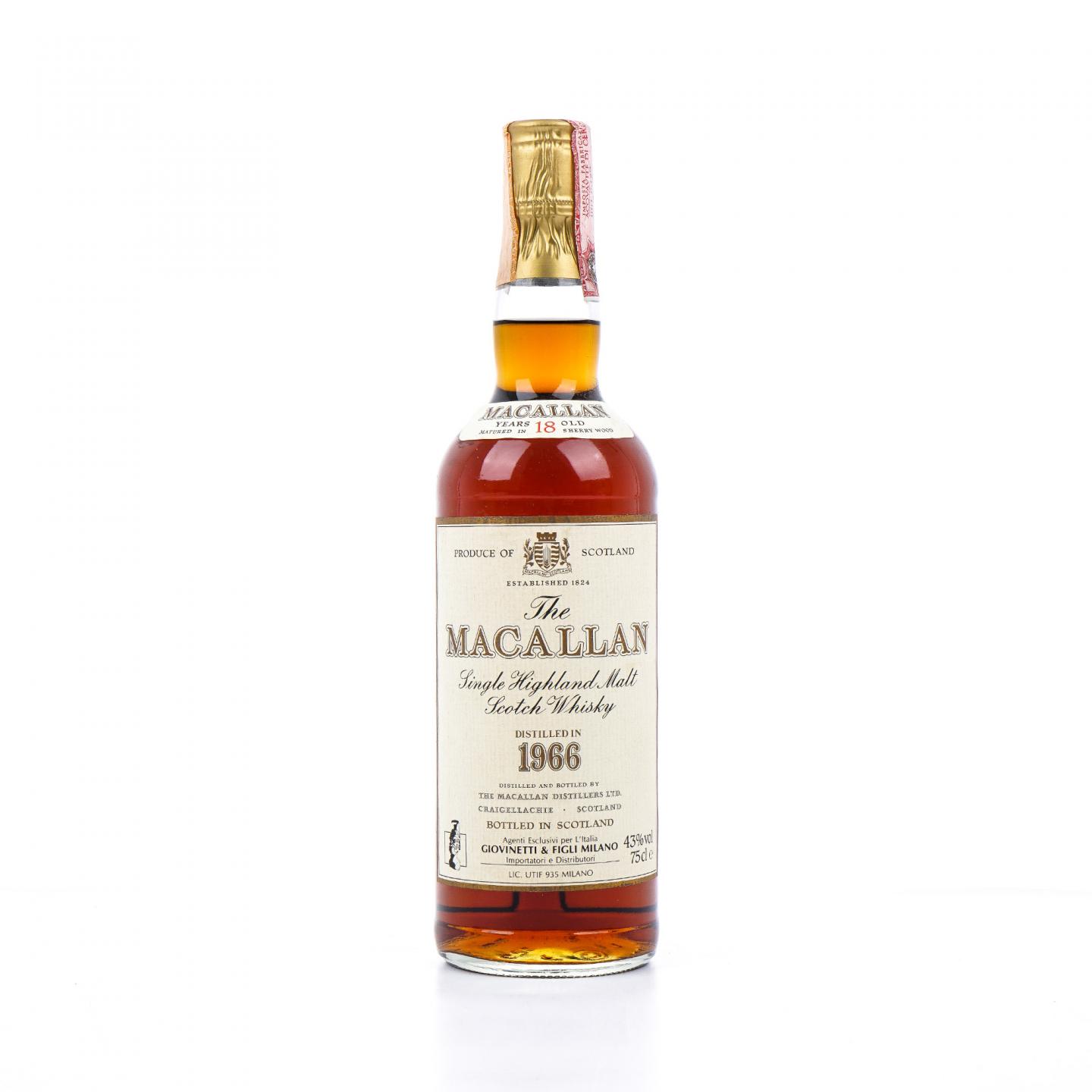 Macallan 麦卡伦 18年 1966 750ml