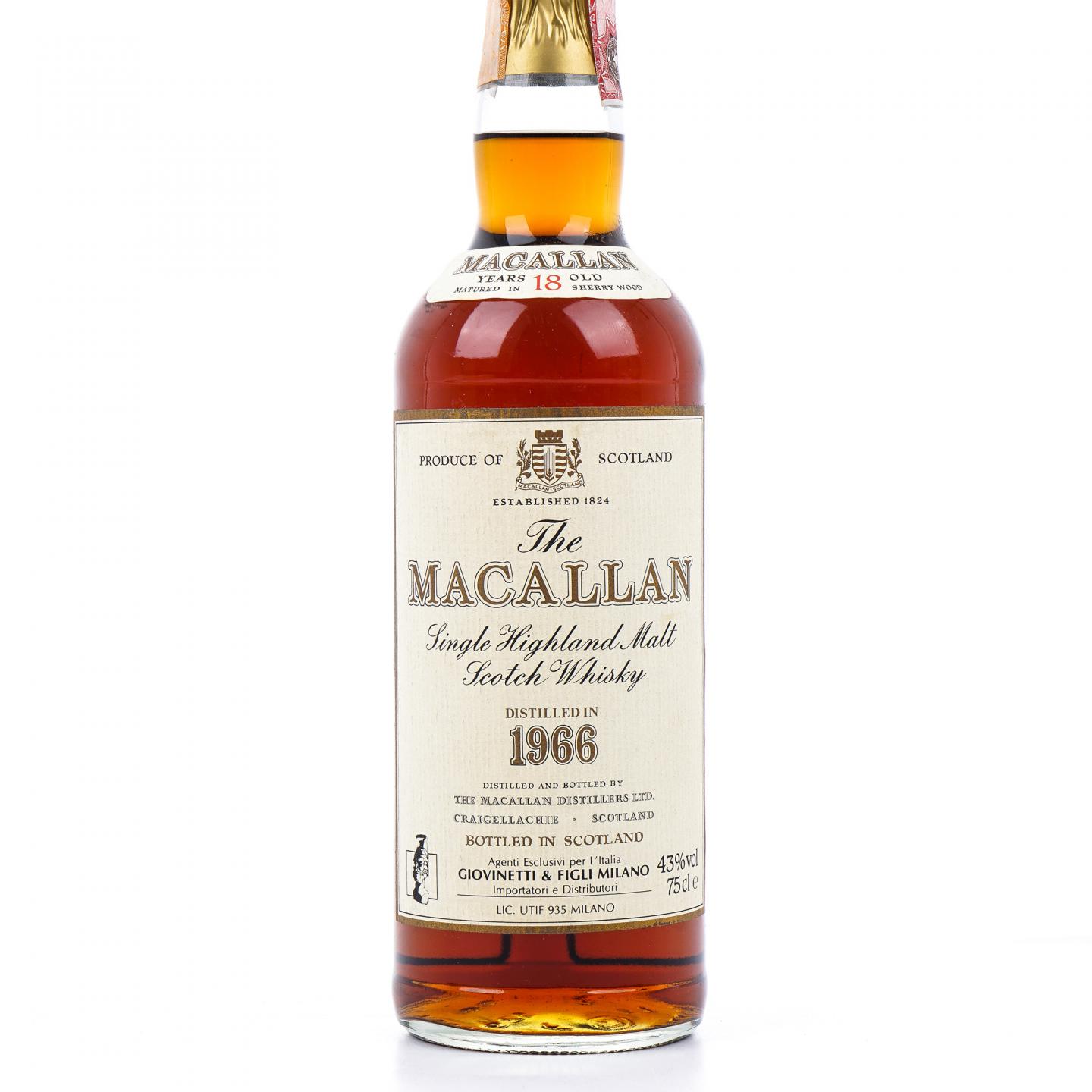 Macallan 麦卡伦 18年 1966 750ml