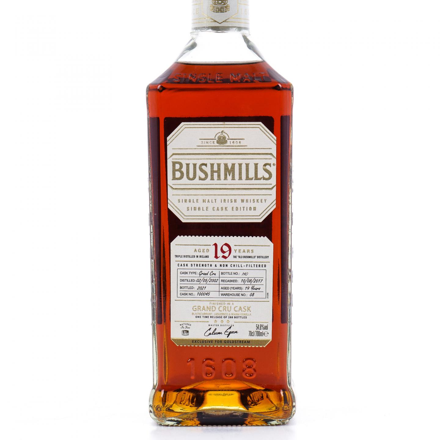 Bushmills 布什米尔 19年 2002-2021 单桶#100045