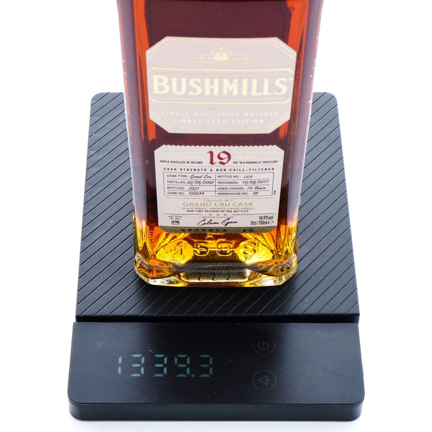 Bushmills 布什米尔 19年 2002-2021 单桶#100034