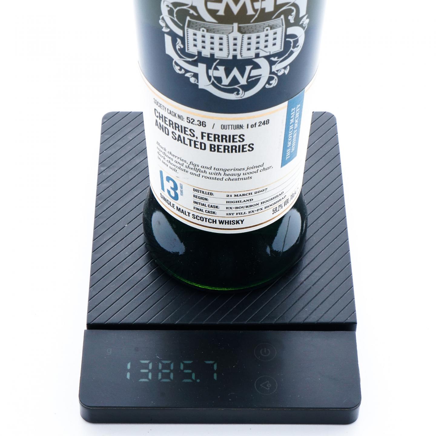 SMWS 52.36 老富特尼 13年 2007