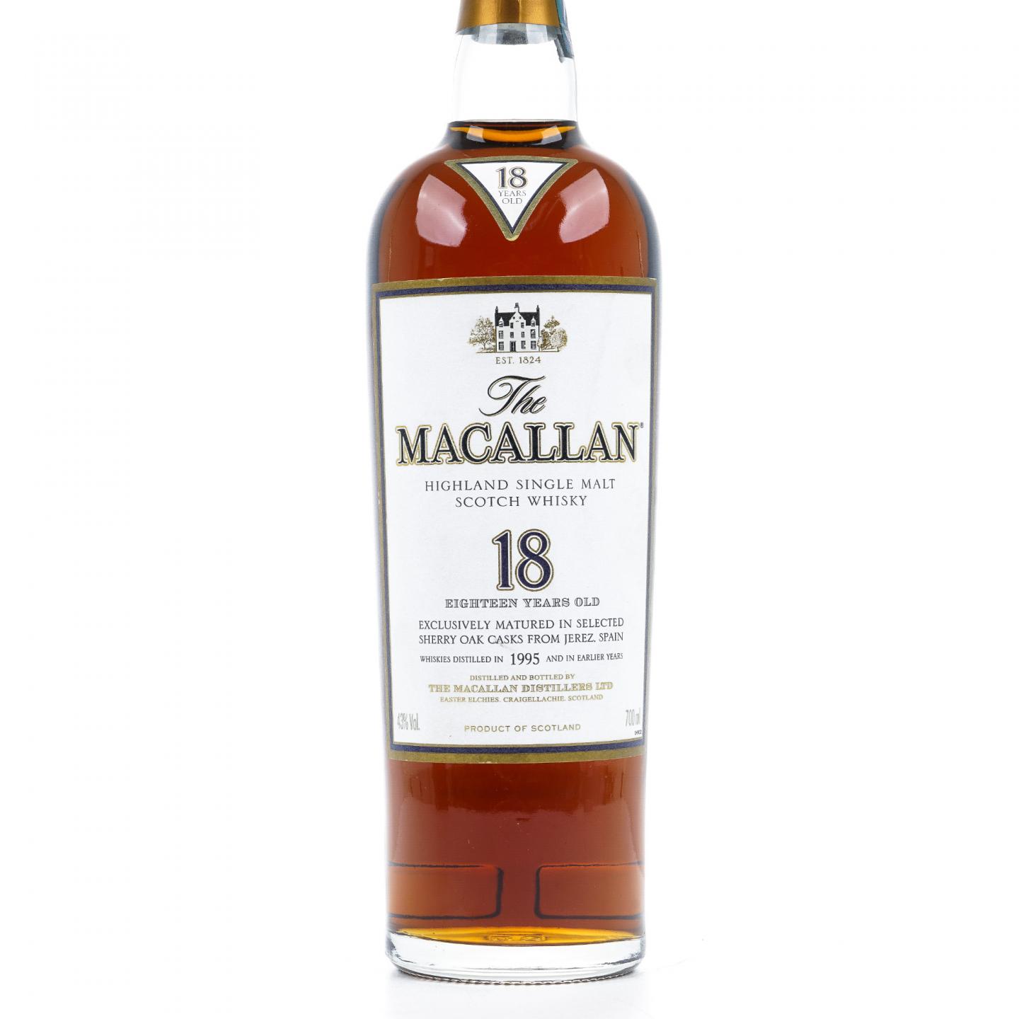 Macallan 麦卡伦 18年 1995 雪莉桶 700ml