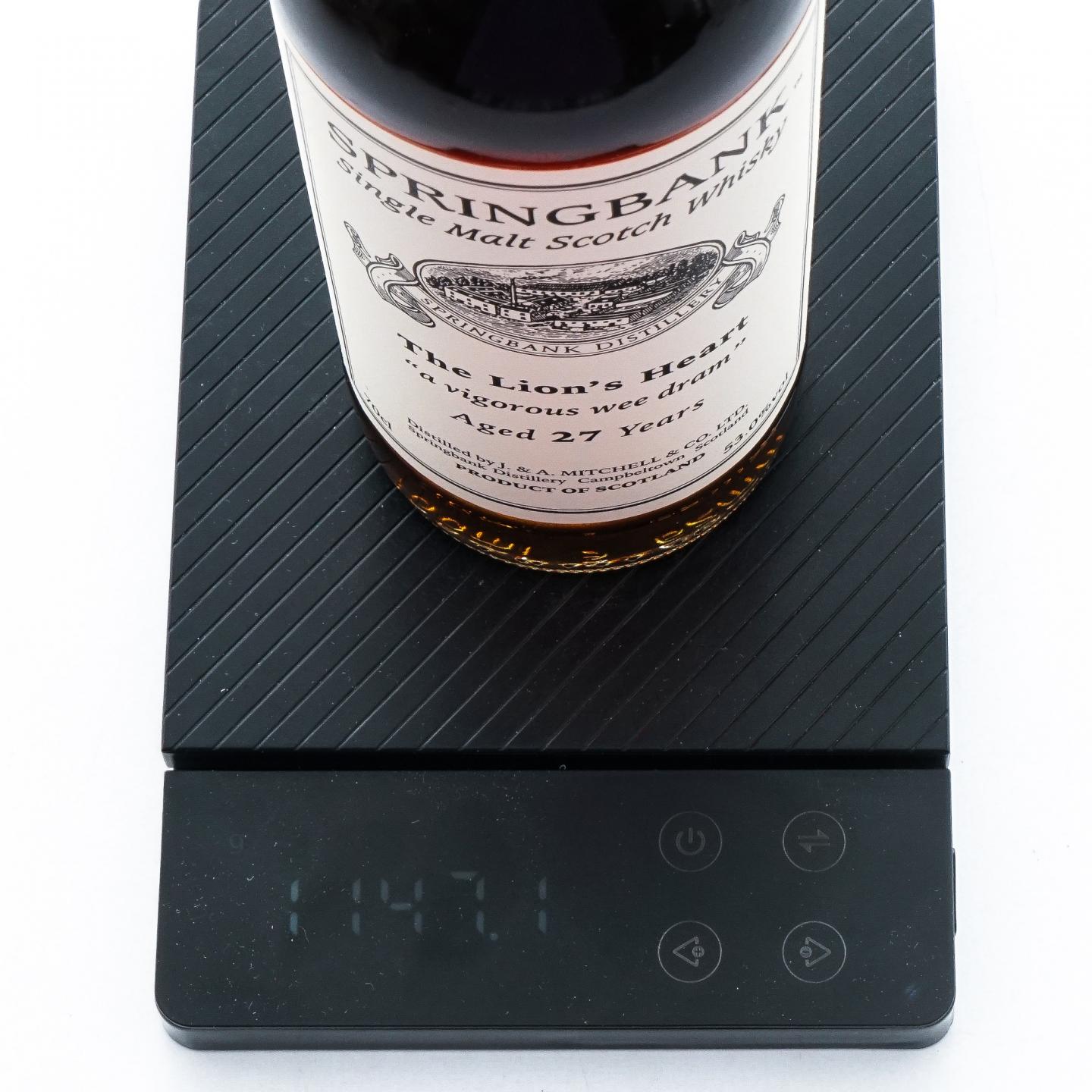Springbank 云顶 27年 53%Vol.