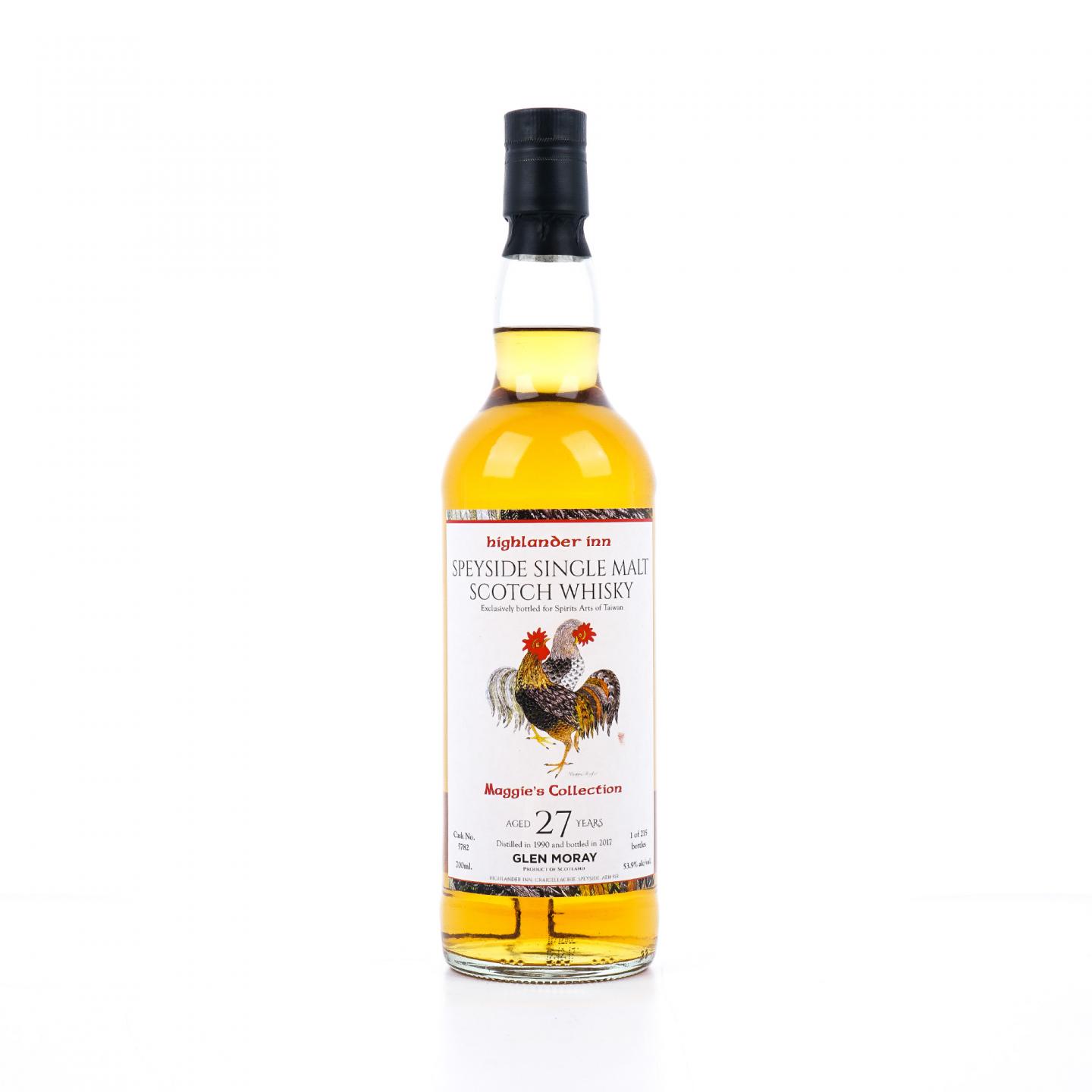 Glen Moray 格兰莫雷 27年 1990-2017 高地人小酒馆