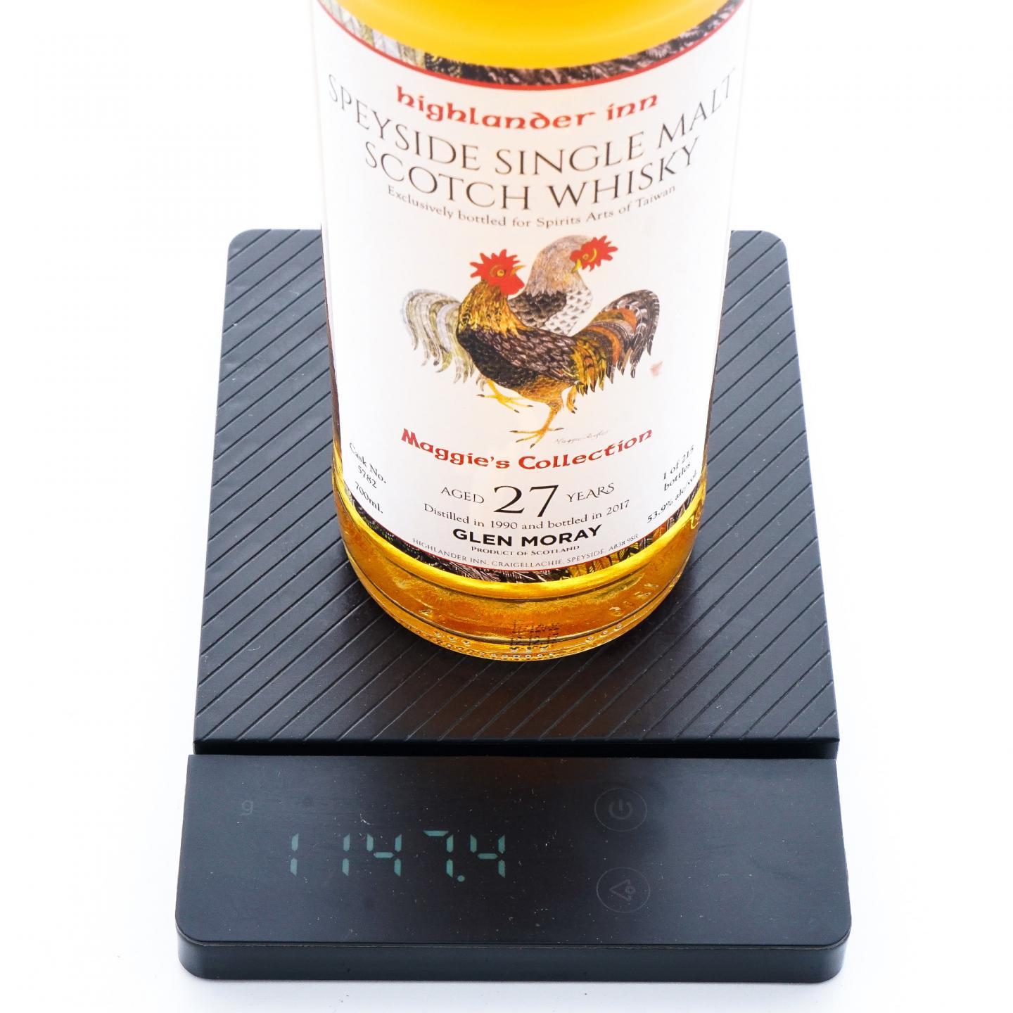 Glen Moray 格兰莫雷 27年 1990-2017 高地人小酒馆
