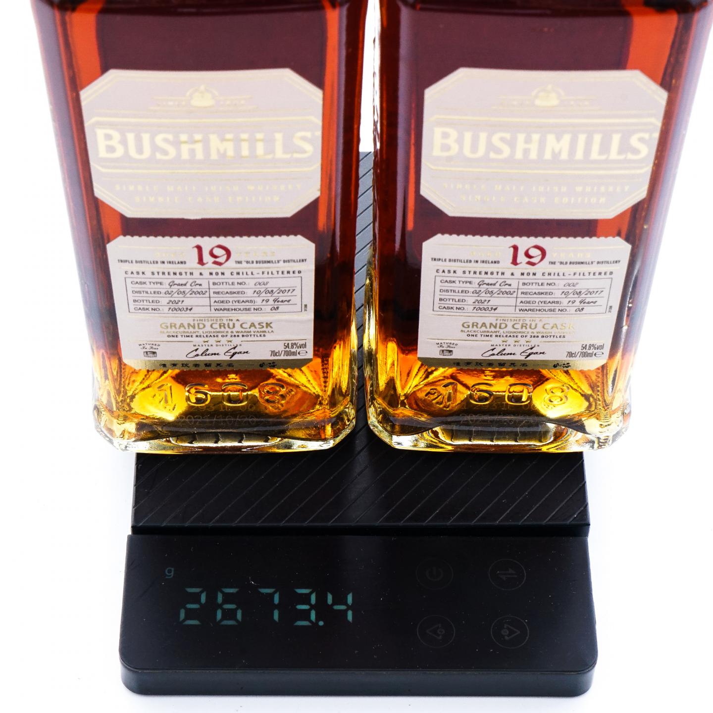 Bushmills 布什米尔 19年 私醇单桶系列 2瓶组 行货