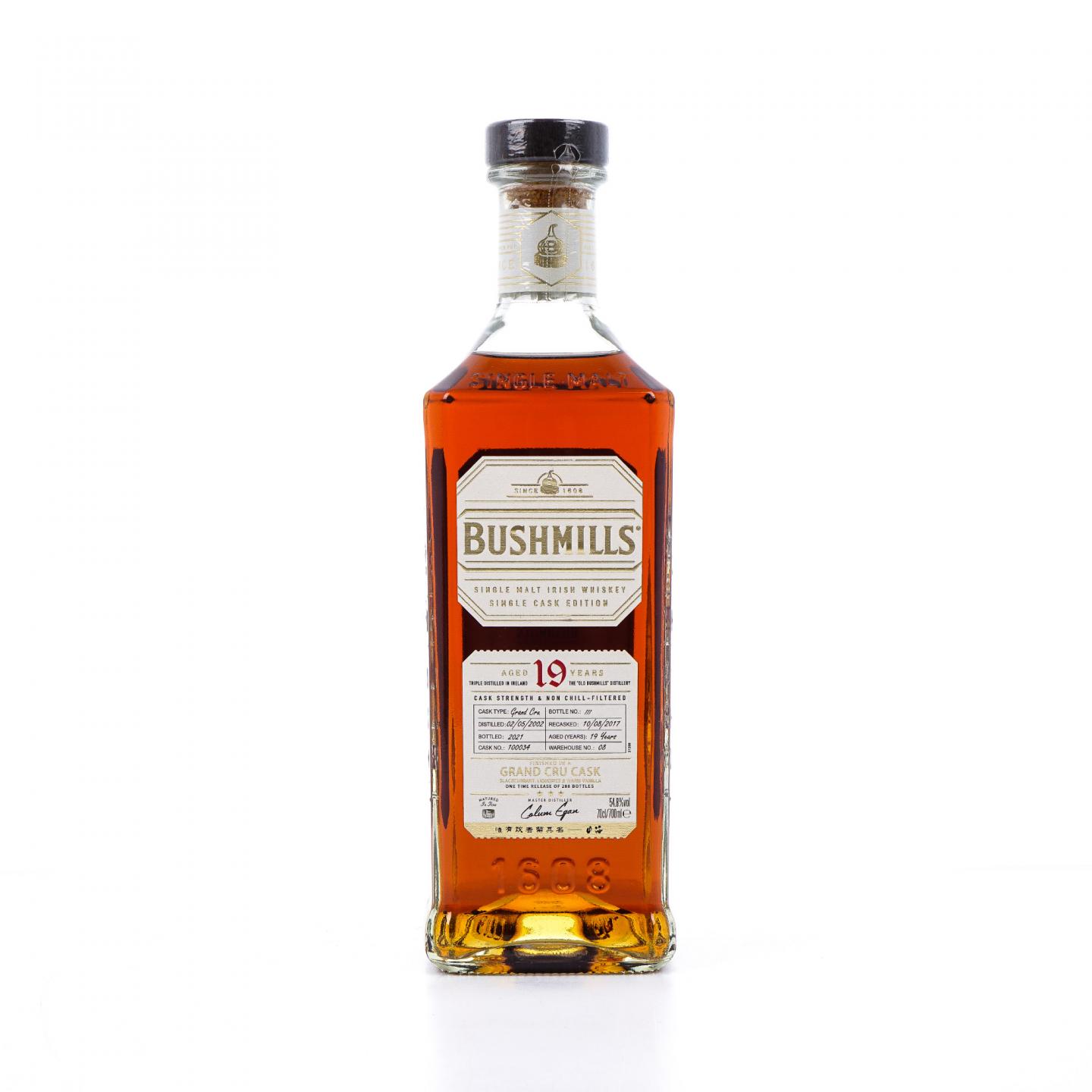 Bushmills 布什米尔 19年 2002-2021 私醇单桶系列 行货