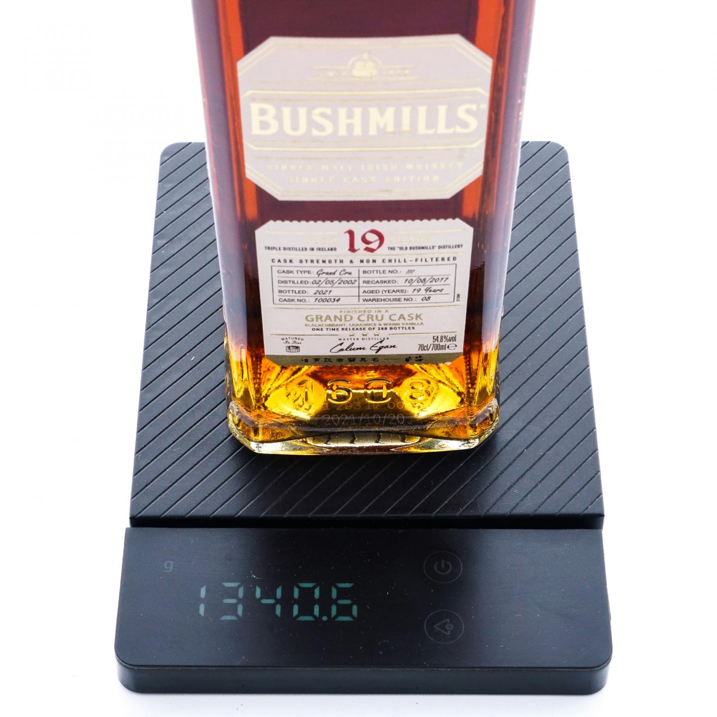 Bushmills 布什米尔 19年 2002-2021 私醇单桶系列 行货