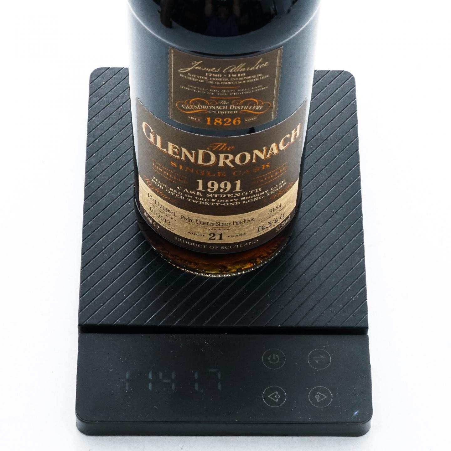 Glendronach 格兰多纳 21年 1991-2013 雪莉桶#3184